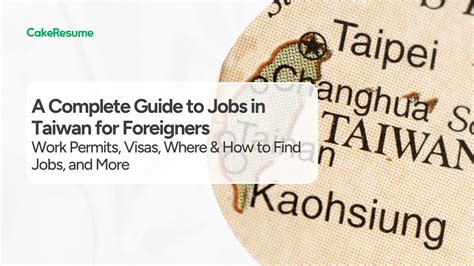 jobs in taiwan for foreigners.